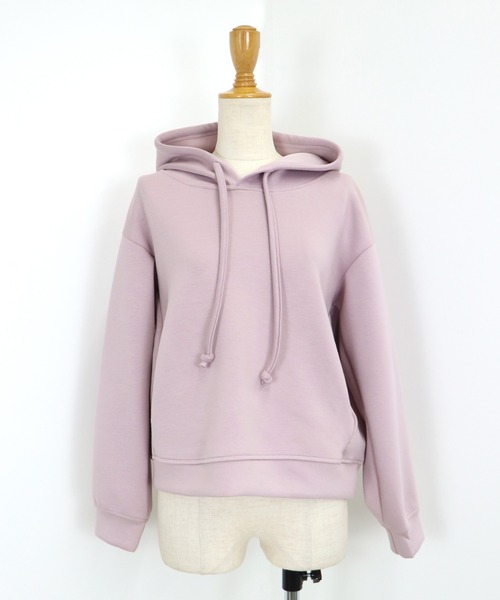 BLUEEAST（ブルーイースト）の「もっちりドルマンパーカー（パーカー・レディース・ブラック/オフホワイト/グレー/ピンク・MEDIUM）」の18枚目の写真