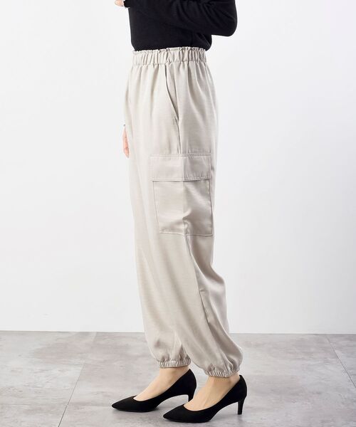 rps（アールピーエス）の「ヴィンテージツイルカーゴパンツ（カーゴパンツ・レディース・ブラック/カーキ/ピンク/チャコールグレー/グレイッシュベージュ/ライトカーキ/アイボリー・フリー）」の9枚目の写真