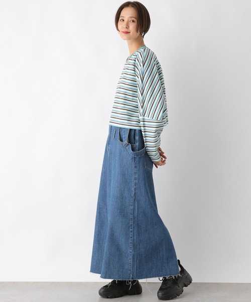 LEPSIM（レプシィム）の「マルチボーダープルオーバー 987201（Tシャツ