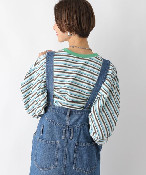 LEPSIM(レプシィム)の「マルチボーダープルオーバー 987201(Tシャツ/カットソー・レディース・ネイビー/ライトブルー/オフホワイト・FREE)」の16枚目の写真