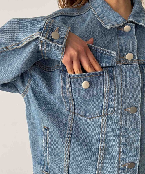 CANAL JEAN（キャナルジーン）の「El mar　デニムジャケット（デニムジャケット・レディース・ブルー・ONE SIZE）」の16枚目の写真