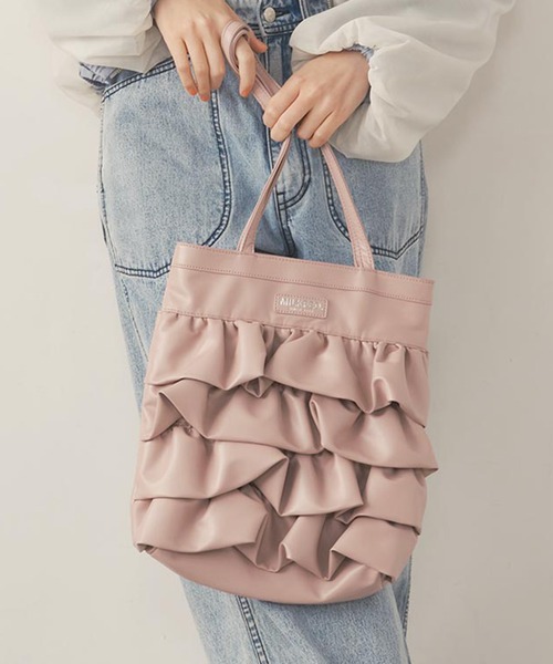 セール】TIERED RUFFLE TOTE（トートバッグ）｜MILKFED.（ミルク