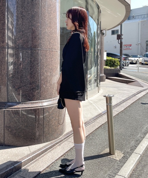 abc une face(アーベーセーアンフェイス)の「テーラードロンパース(つなぎ/オールインワン・レディース・グレー系その他/ブラック/ホワイト/ピンク・FREE)」の12枚目の写真