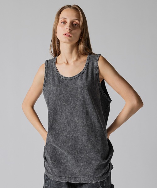 CLEL】High Vintage Design Layered Tank Top/ハイヴィンテージ