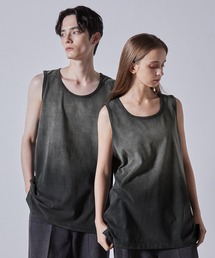 CLEL（クレイル）の「【CLEL】High Vintage Design Layered Tank Top ハイヴィンテージデザイン レイヤードタンクトップ（タンクトップ）」