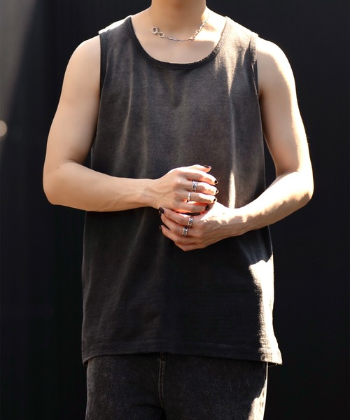 CLEL】High Vintage Design Layered Tank Top/ハイヴィンテージ