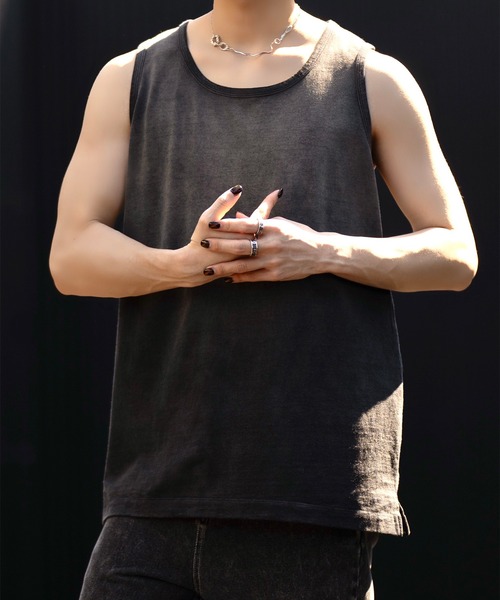 CLEL】High Vintage Design Layered Tank Top/ハイヴィンテージ