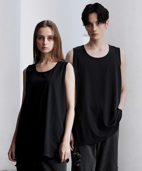 CLEL】High Vintage Design Layered Tank Top/ハイヴィンテージ