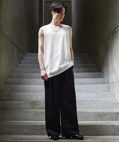 CLEL】High Vintage Design Layered Tank Top/ハイヴィンテージ