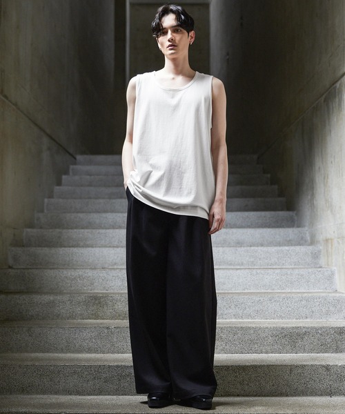 CLEL】High Vintage Design Layered Tank Top/ハイヴィンテージ