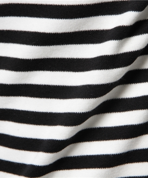 WEGO（ウィゴー）の「WEGO/スムースタートルネックロングTシャツ（Tシャツ/カットソー・メンズ・ホワイト/ブラック/ホワイト系その他・LARGE/MEDIUM）」の8枚目の写真