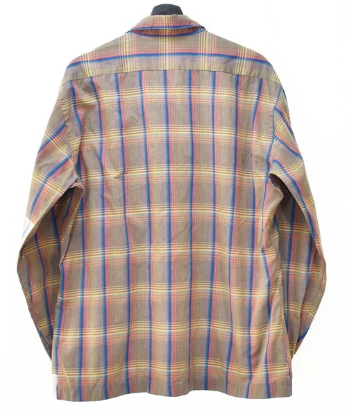 pierre cardin(ピエールカルダン)の「【ヴィンテージ古着】80's Pierre Cardin/ピエール・カルダン オンブレチェックシャツ(シャツ/ブラウス・メンズ・ブラウン・X-LARGE)」の3枚目の写真