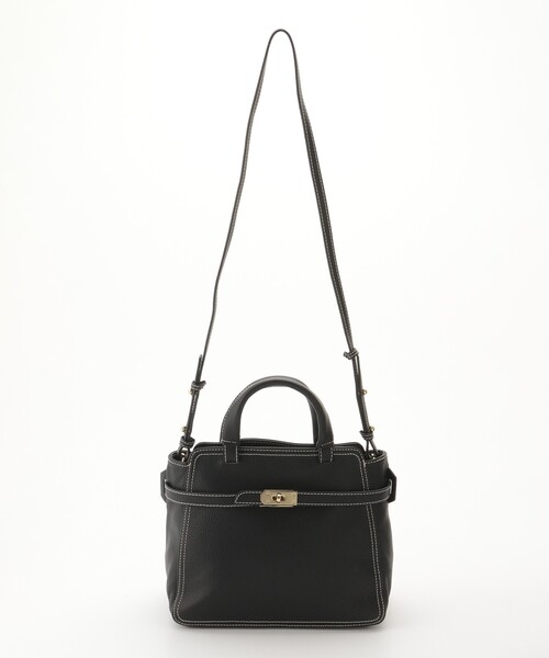 &Bridge(アンドブリッジ)の「cachellier(カシェリエ) ショルダー付きトートバッグ(BK)(トートバッグ・レディース・ブラック・99)」の1枚目の写真