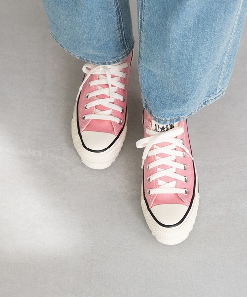 CONVERSE（コンバース）の「CONVERSE ALL STAR SHARKSOLE　コンバース オールスター シャークソール ローカット（スニーカー・レディース・ブラック/ピンク/ホワイト・22.0cm/22.5cm/23.0cm/23.5cm/24.0cm/24.5cm/25.0cm）」の18枚目の写真