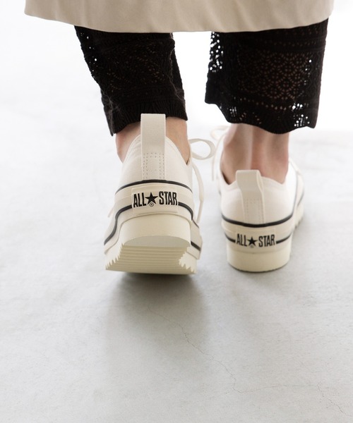 CONVERSE（コンバース）の「CONVERSE ALL STAR SHARKSOLE　コンバース オールスター シャークソール ローカット（スニーカー・レディース・ブラック/ピンク/ホワイト・22.0cm/22.5cm/23.0cm/23.5cm/24.0cm/24.5cm/25.0cm）」の7枚目の写真