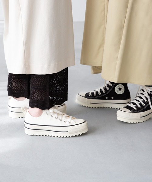 CONVERSE（コンバース）の「CONVERSE ALL STAR SHARKSOLE　コンバース オールスター シャークソール ローカット（スニーカー・レディース・ブラック/ピンク/ホワイト・22.0cm/22.5cm/23.0cm/23.5cm/24.0cm/24.5cm/25.0cm）」の11枚目の写真