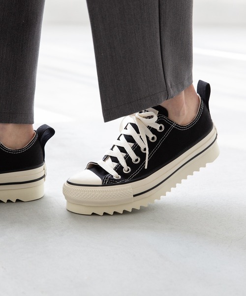 CONVERSE（コンバース）の「CONVERSE ALL STAR SHARKSOLE　コンバース オールスター シャークソール ローカット（スニーカー・レディース・ブラック/ピンク/ホワイト・22.0cm/22.5cm/23.0cm/23.5cm/24.0cm/24.5cm/25.0cm）」の13枚目の写真