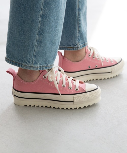 CONVERSE（コンバース）の「CONVERSE ALL STAR SHARKSOLE　コンバース オールスター シャークソール ローカット（スニーカー・レディース・ブラック/ピンク/ホワイト・22.0cm/22.5cm/23.0cm/23.5cm/24.0cm/24.5cm/25.0cm）」の16枚目の写真