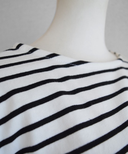 Marient(マリエント)の「ドッキングボーダーTEE 2(Tシャツ/カットソー・レディース・ブラック/イエロー/ブルー・FREE)」の16枚目の写真