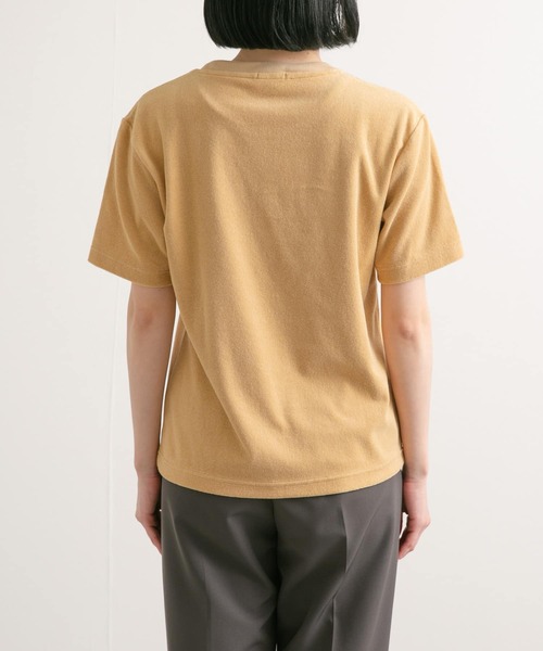 LACOSTE(ラコステ)の「『別注』LACOSTE×DOORS パイルクルーネックTシャツ(Tシャツ/カットソー・レディース・ピンク/ホワイト/ベージュ/ネイビー・FREE)」の16枚目の写真