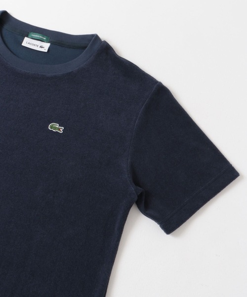 LACOSTE(ラコステ)の「『別注』LACOSTE×DOORS パイルクルーネックTシャツ(Tシャツ/カットソー・レディース・ピンク/ホワイト/ベージュ/ネイビー・FREE)」の10枚目の写真
