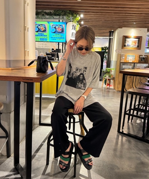 セール】フォトプリントTシャツ(chiica select) / グラフィックTシャツ