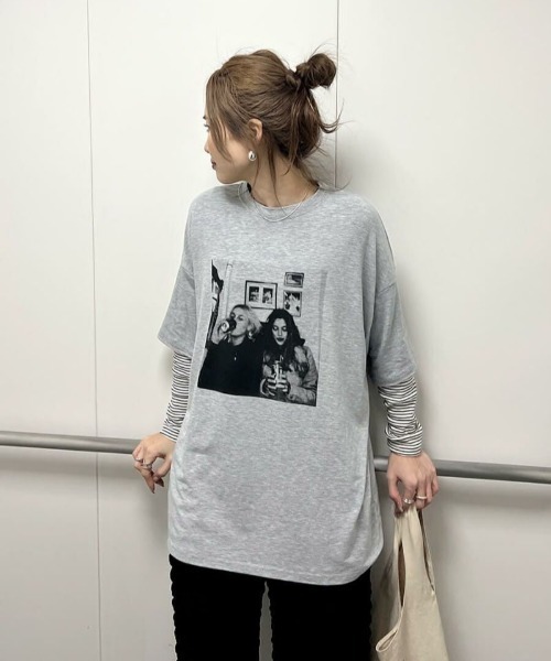 セール】フォトプリントTシャツ(chiica select) / グラフィックT
