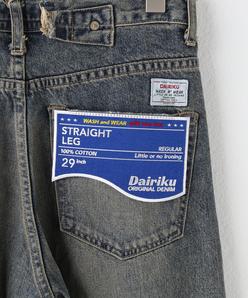 DAIRIKU / ダイリク】Straight Denim Pants（デニムパンツ