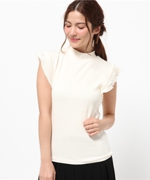Chico | ハイネックフリルノースリーブ(Tシャツ/カットソー)