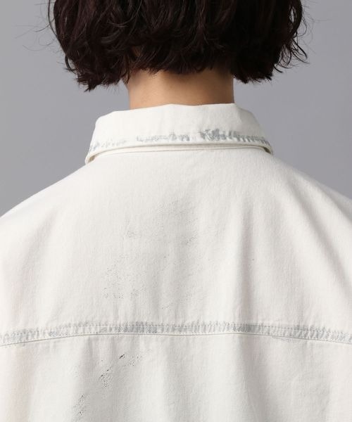 PAGEBOY（ページボーイ）の「ハクプリントデニム半袖シャツ（シャツ/ブラウス・レディース・ブラック/ブルー/ホワイト・FREE）」の22枚目の写真