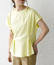 SHIPS any | SHIPS any:〈洗濯機可能〉マーセライズ ウエスト タック フレンチ TEE(Tシャツ/カットソー)