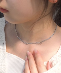minia | メニーリボンチョーカー/ネックレス(ネックレス)