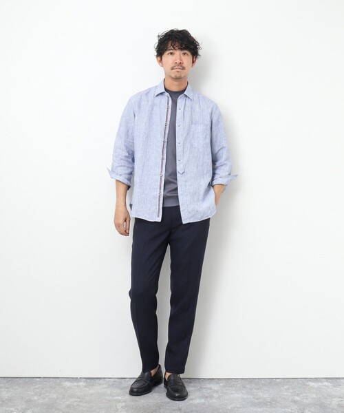 NOLLEY'S（ノーリーズ）の「リネンストライプ パラシュート