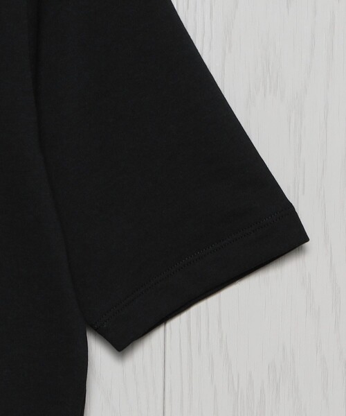 H　BEAUTY&YOUTH UNITED ARROWS（エイチビューティーアンドユースユナイテッドアローズ）の「＜H＞ライトスウェット ショートスリーブTシャツ（スウェット・レディース・ホワイト/ブラック・FREE）」の5枚目の写真