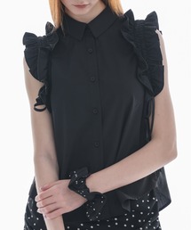 idem | 【 ZOZOTOWN限定 】drawstring ribbon shirt/ドロストリボンブラウス(シャツ/ブラウス)