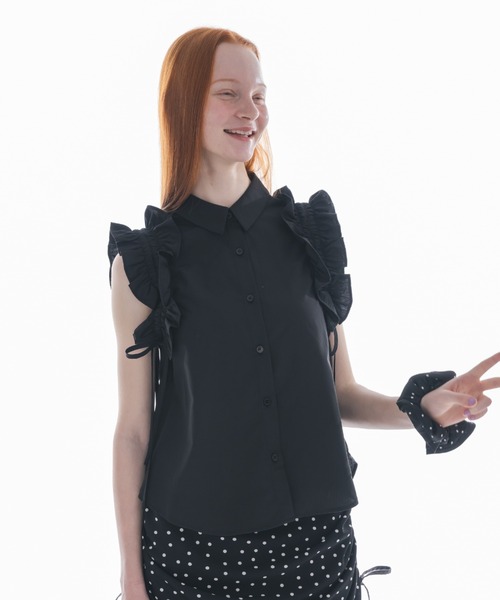 ブラウス シャツ STRIPED RIBBON BLOUSE レディース 51g7tYRB7GL._AC_SL1000_.jpg
