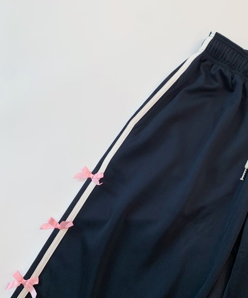 【VS★PINK】サイドロゴ トラック パンツ ワンフォークロージング 1111clothing ジャージ メンズ トラック