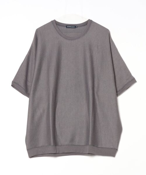 (Never) Acquiesce(ネバーアクイース)の「ミラノリブドルマンクルーTシャツ(Tシャツ/カットソー・メンズ・ダークブルー/ホワイト/グリーン/グレー系/ブラック/グレイッシュベージュ/ワイン/ブラウン/チャコール・MEDIUM/LARGE)」の14枚目の写真