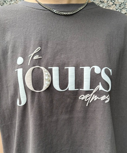 WEB限定】ジョーゼットロゴTEE | DOUDOU(ドゥドゥ)レディース