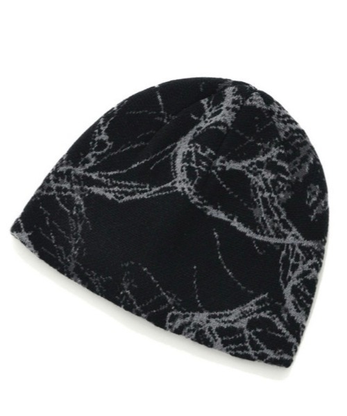 FLAREUP（フレアアップ）の「韓国ブランド FLAREUP フレアアップ Chaos Knit Beanie ニット帽 総柄ビーニー 深め 帽子 韓国ファッション ストリートファッション テック系ファッション（ニットキャップ/ビーニー・メンズ・ブラック/オフホワイト・ONE SIZE）」の17枚目の写真