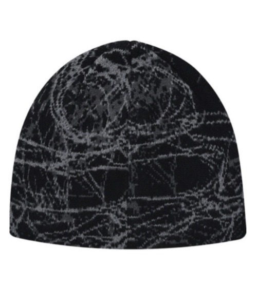 FLAREUP（フレアアップ）の「韓国ブランド FLAREUP フレアアップ Chaos Knit Beanie ニット帽 総柄ビーニー 深め 帽子 韓国ファッション ストリートファッション テック系ファッション（ニットキャップ/ビーニー・メンズ・ブラック/オフホワイト・ONE SIZE）」の16枚目の写真