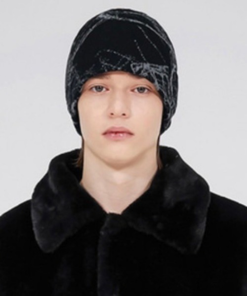 FLARE UP chaos knit beanie FLAREUP Chaos Knit Beanie （FL-715） BLACK - メルカリ