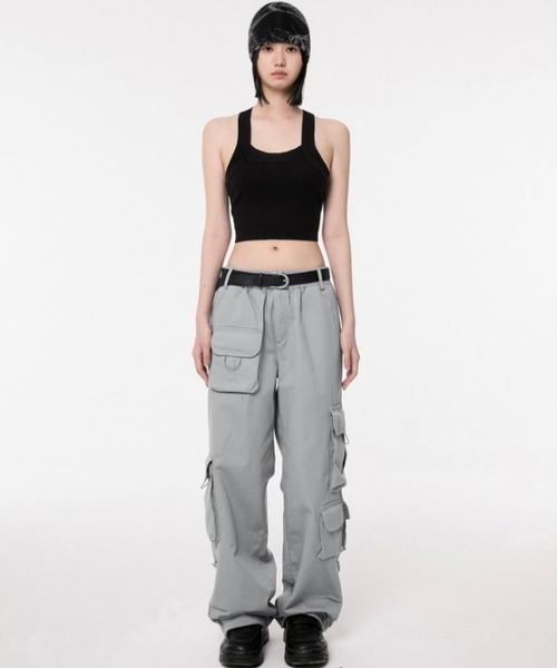 FLAREUP（フレアアップ）の「韓国ブランド FLAREUP フレアアップ Chaos Knit Beanie ニット帽 総柄ビーニー 深め 帽子 韓国ファッション ストリートファッション テック系ファッション（ニットキャップ/ビーニー・メンズ・ブラック/オフホワイト・ONE SIZE）」の12枚目の写真