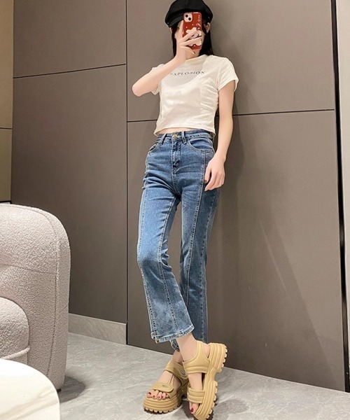 Miniministore(ミニミニストア)の「厚底ベルクロサンダル スポーツサンダル夏(サンダル・レディース・アイボリー/ベージュ/ブラック・23.5cm/23.0cm/22.5cm/24.0cm/24.5cm)」の14枚目の写真