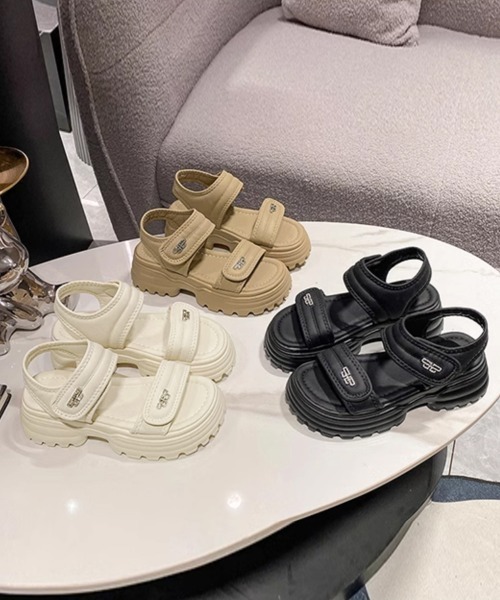 【ペッタンコで歩きやすい♪】CHANEL ベルクロ サンダル 楽天市場】ベルクロ サンダル ユニセックスの通販