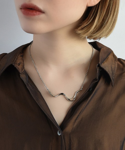 GOLDY（ゴールディ）の「ワインディング ライン ネックレス（ネックレス・レディース・ゴールド/シルバー系その他/ゴールド系その他/シルバー・FREE）」の8枚目の写真