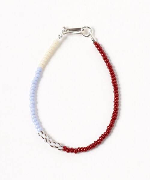 BEAMS BOY（ビームスボーイ）の「ROSETTA PRAYER / 3mm ビーズ ブレス（ブレスレット・レディース・ブラウン/レッド/イエロー・ONE SIZE）」の7枚目の写真