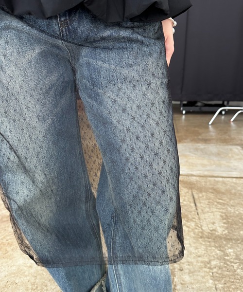 Happy John（ハッピージョン）の「lace wrap skirt / レースラップスカート（スカート・レディース・ホワイト/ブラック・FREE）」の17枚目の写真