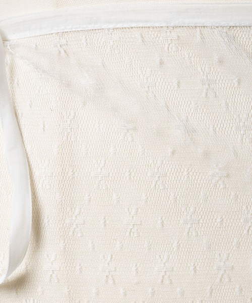 Happy John（ハッピージョン）の「lace wrap skirt / レースラップスカート（スカート・レディース・ホワイト/ブラック・FREE）」の3枚目の写真