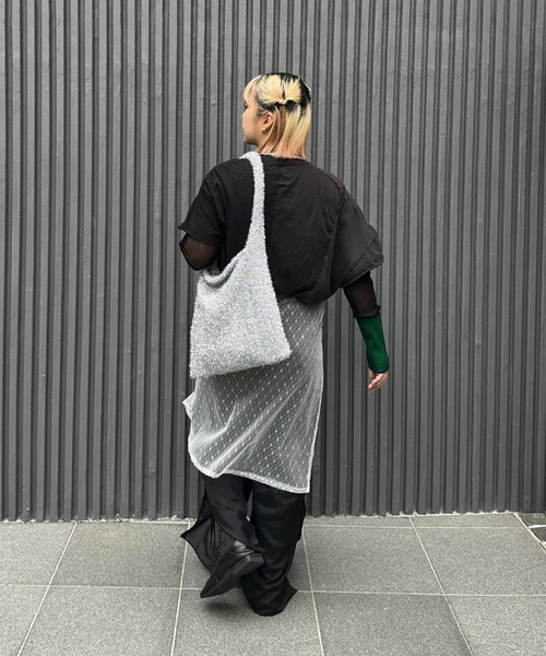 Happy John（ハッピージョン）の「lace wrap skirt / レースラップスカート（スカート・レディース・ホワイト/ブラック・FREE）」の15枚目の写真